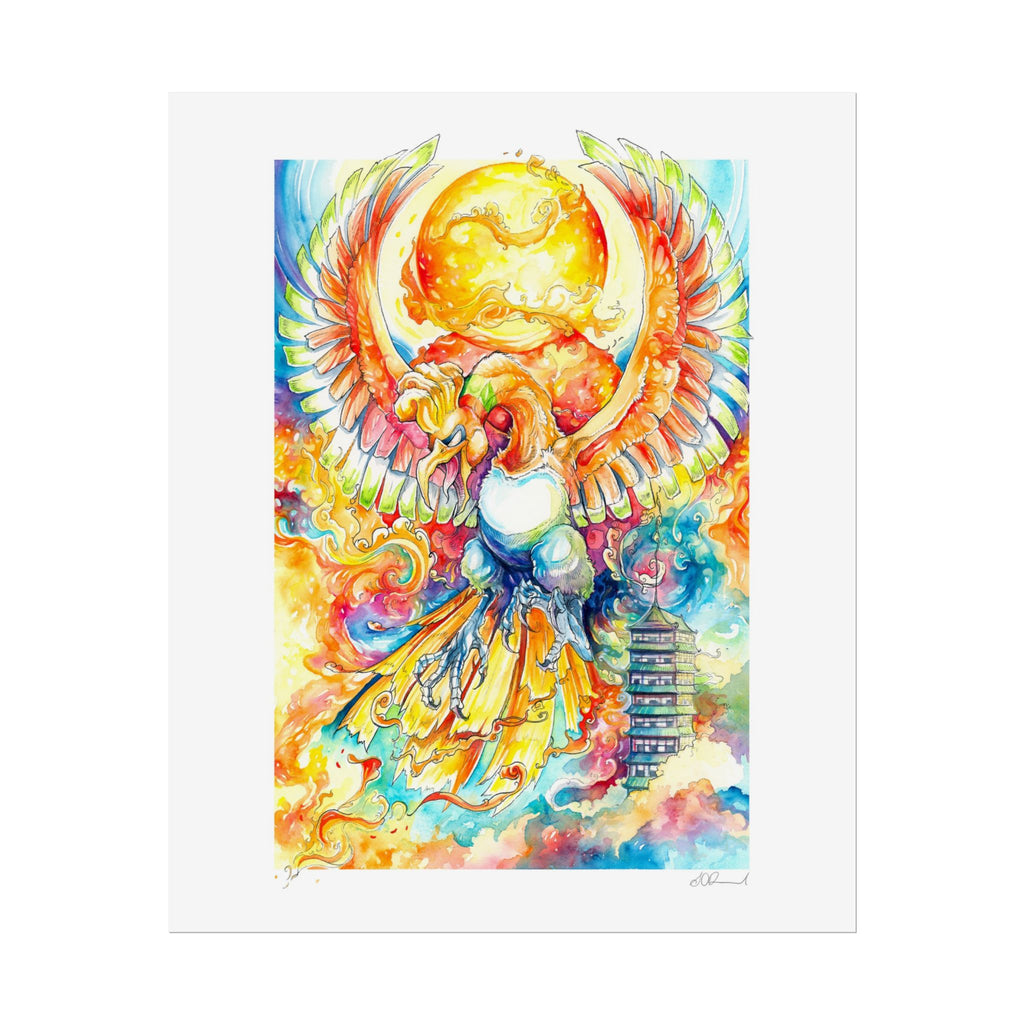 Fire Bird Poster Print