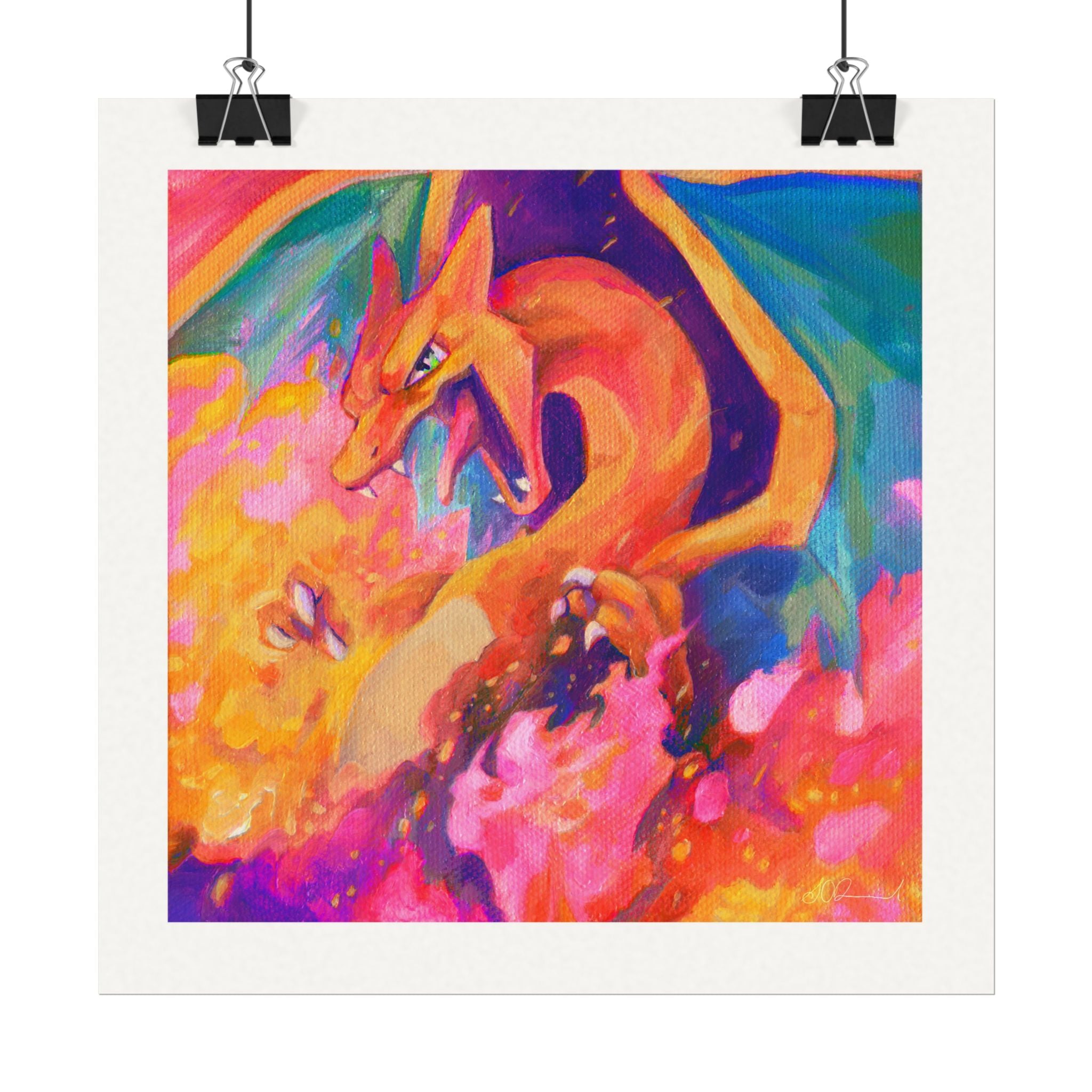 151 #006 8x8" Textured Matte Watercolour Print