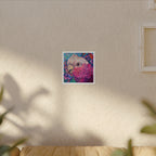 Harry the Galah Boardered Square Print