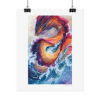 Serpent of the Waves Poster Print