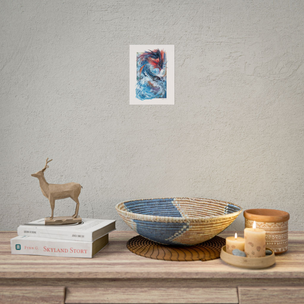 Serpent of the Rapids Poster Print