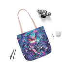 Canvas Tote Bag, 5-Color Straps - Ghostly Family