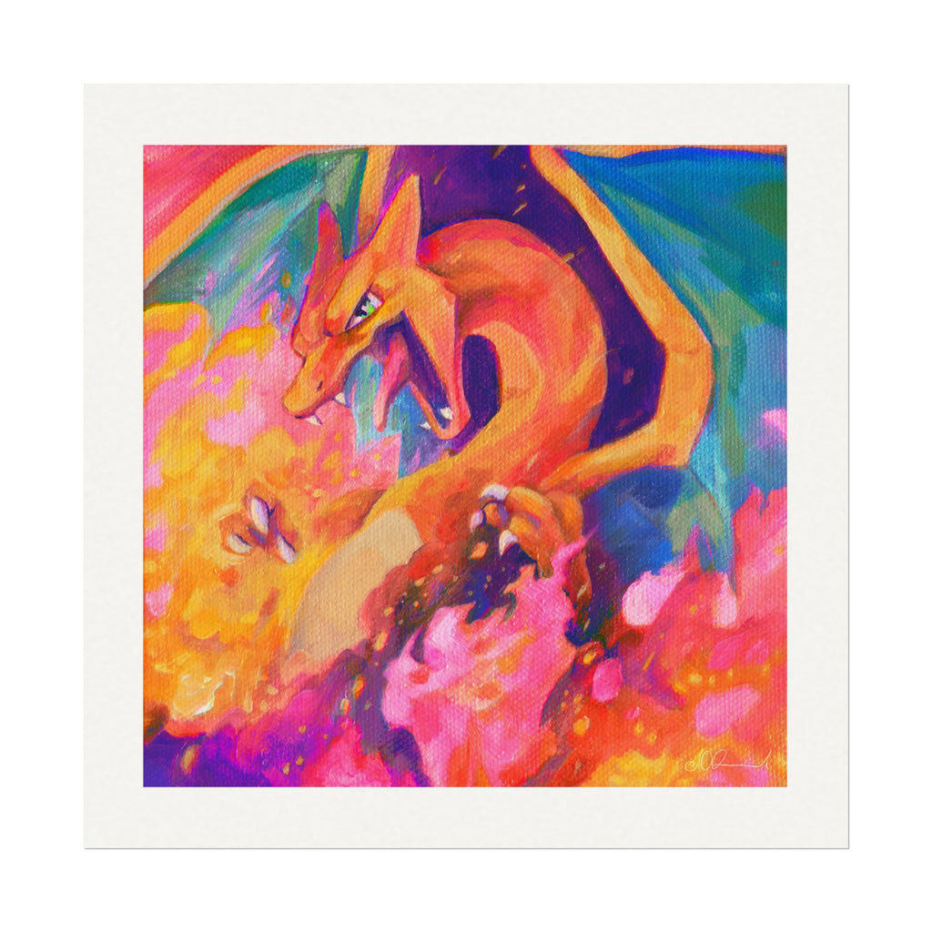 151 #006 8x8" Textured Matte Watercolour Print