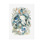Ram Skull Poster Print