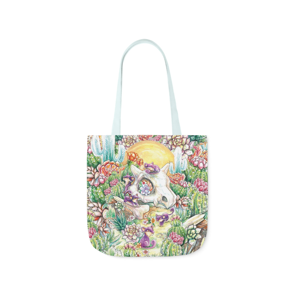Tote Bag, 5-Color Straps - Skull
