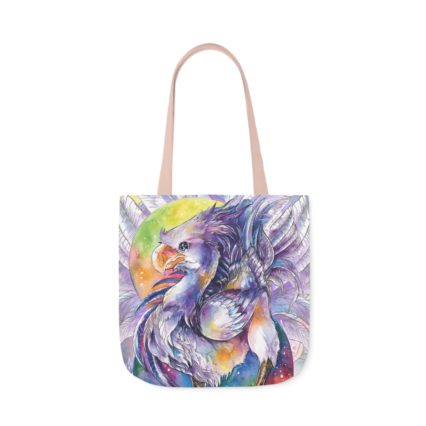 Tote Bag, 5-Color Straps - Purple Chocobo