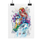 Legendary Beasts Poster Print