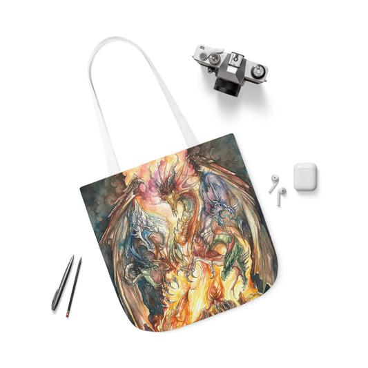 Tote Bag, 5-Color Straps - Evil Dragon Goddess