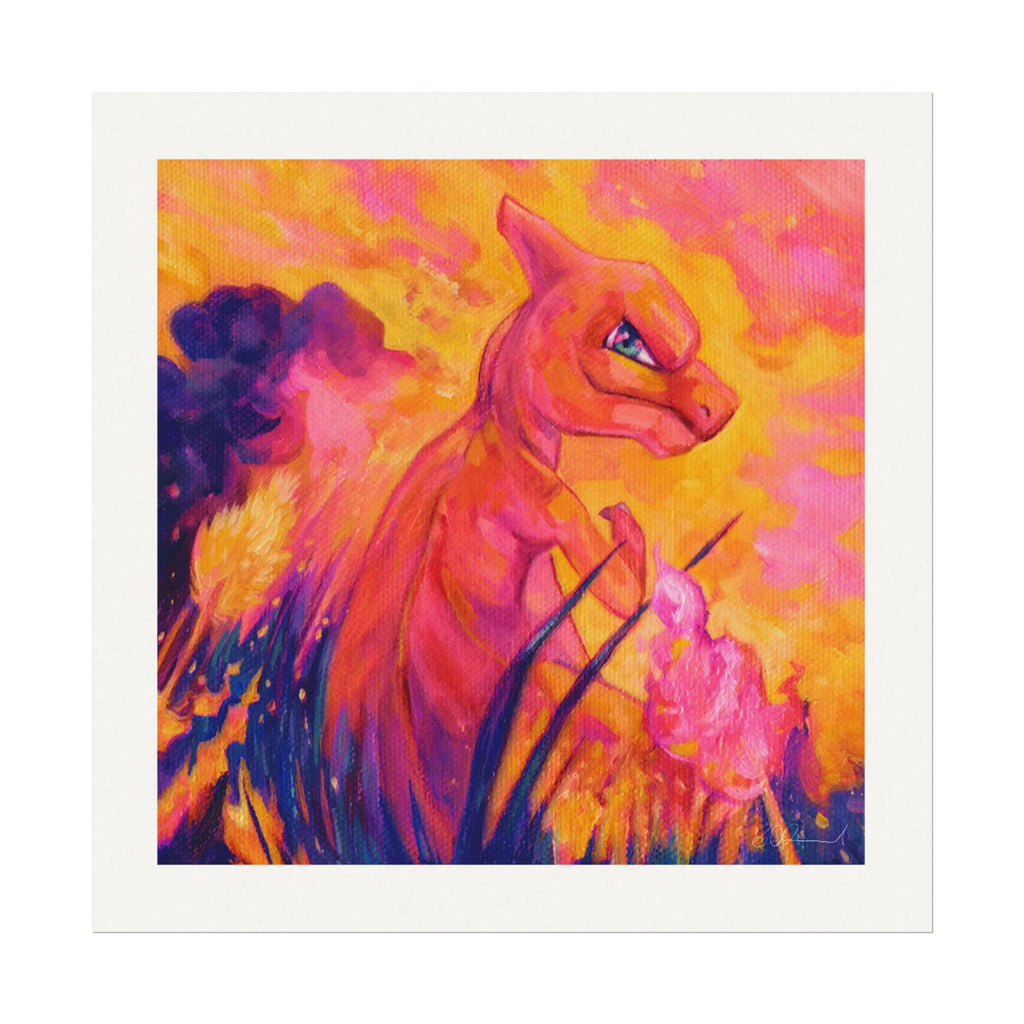 151 #005 8x8" Textured Matte Watercolour Print