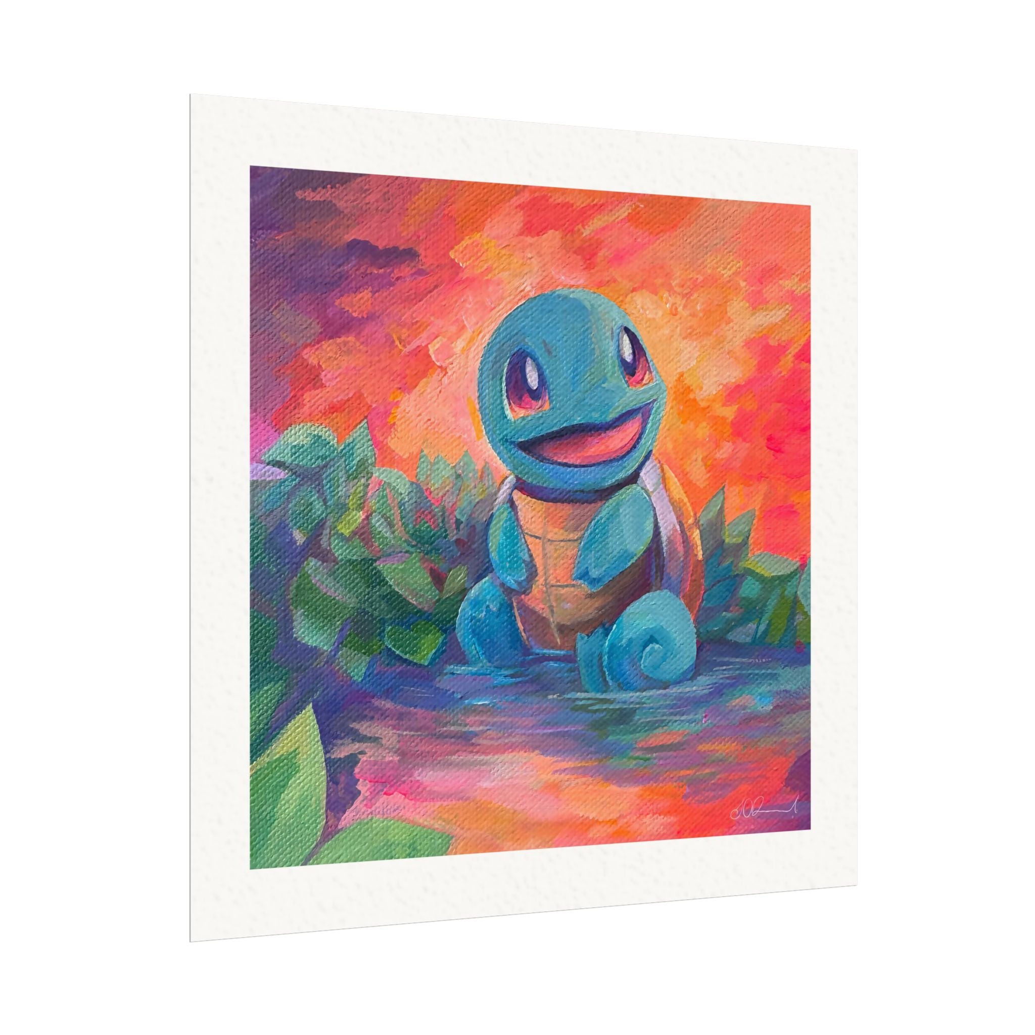 151 #007 8x8" Textured Matte Watercolour Print