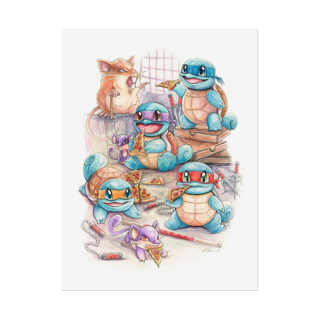 Pizza Party Poster Print