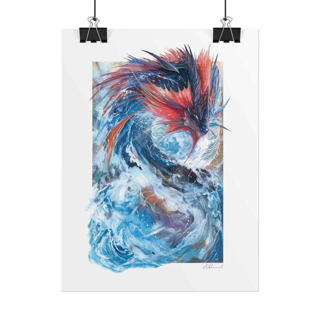 Serpent of the Rapids Poster Print