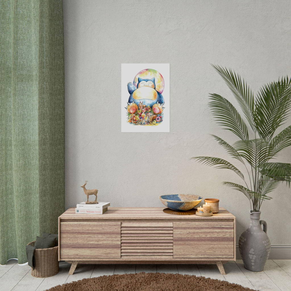 We Love Food Poster Print