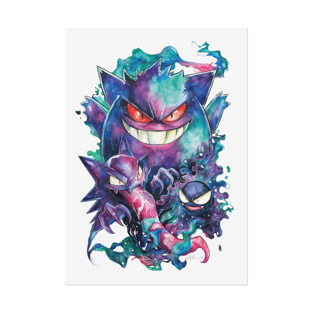 Ghostly Family Poster Print