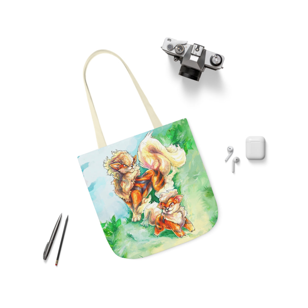 Tote Bag, 5-Color Straps - Fire Dogs