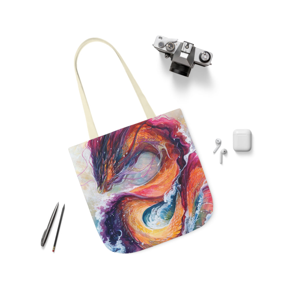 Tote Bag, 5-Color Straps - Serpent of the Lake