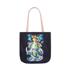Canvas Tote Bag, 5-Color Straps - Dragons