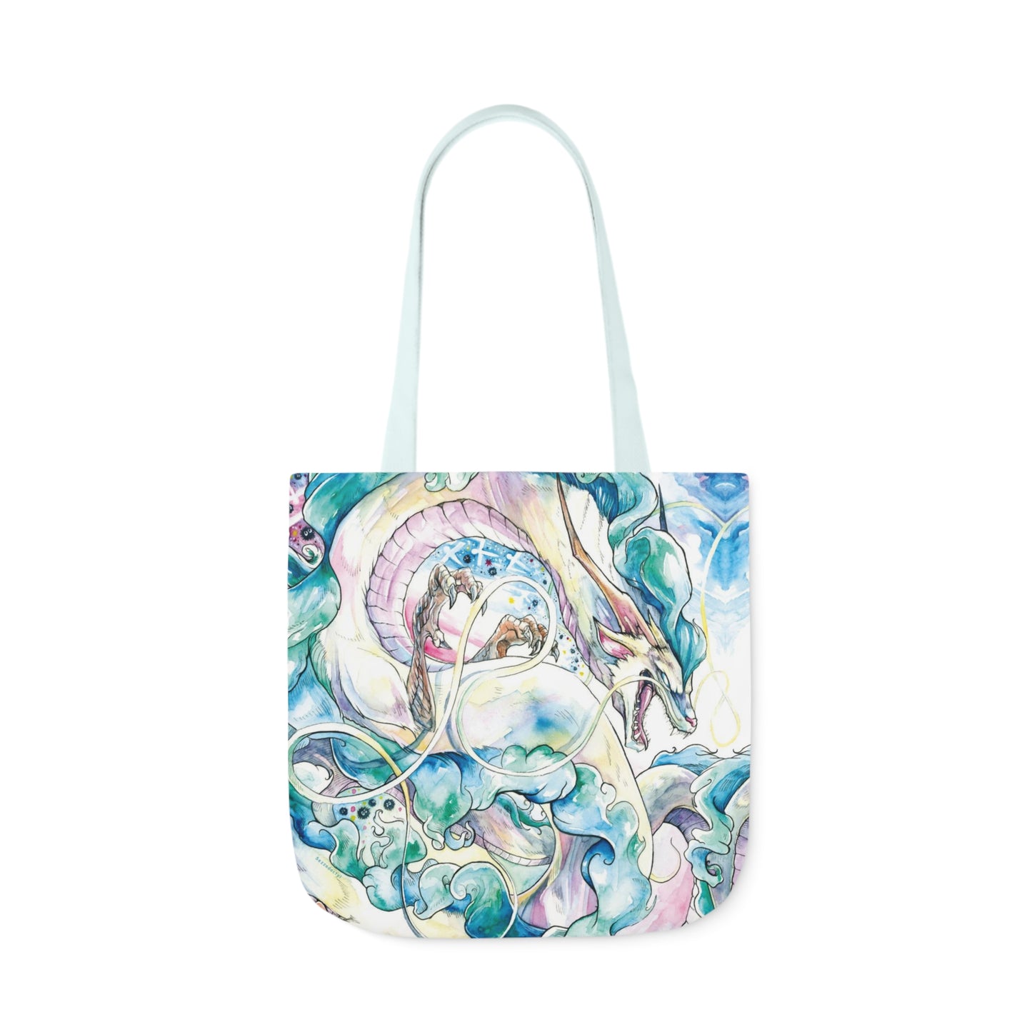 Tote Bag, 5-Color Straps - Sky Dragon