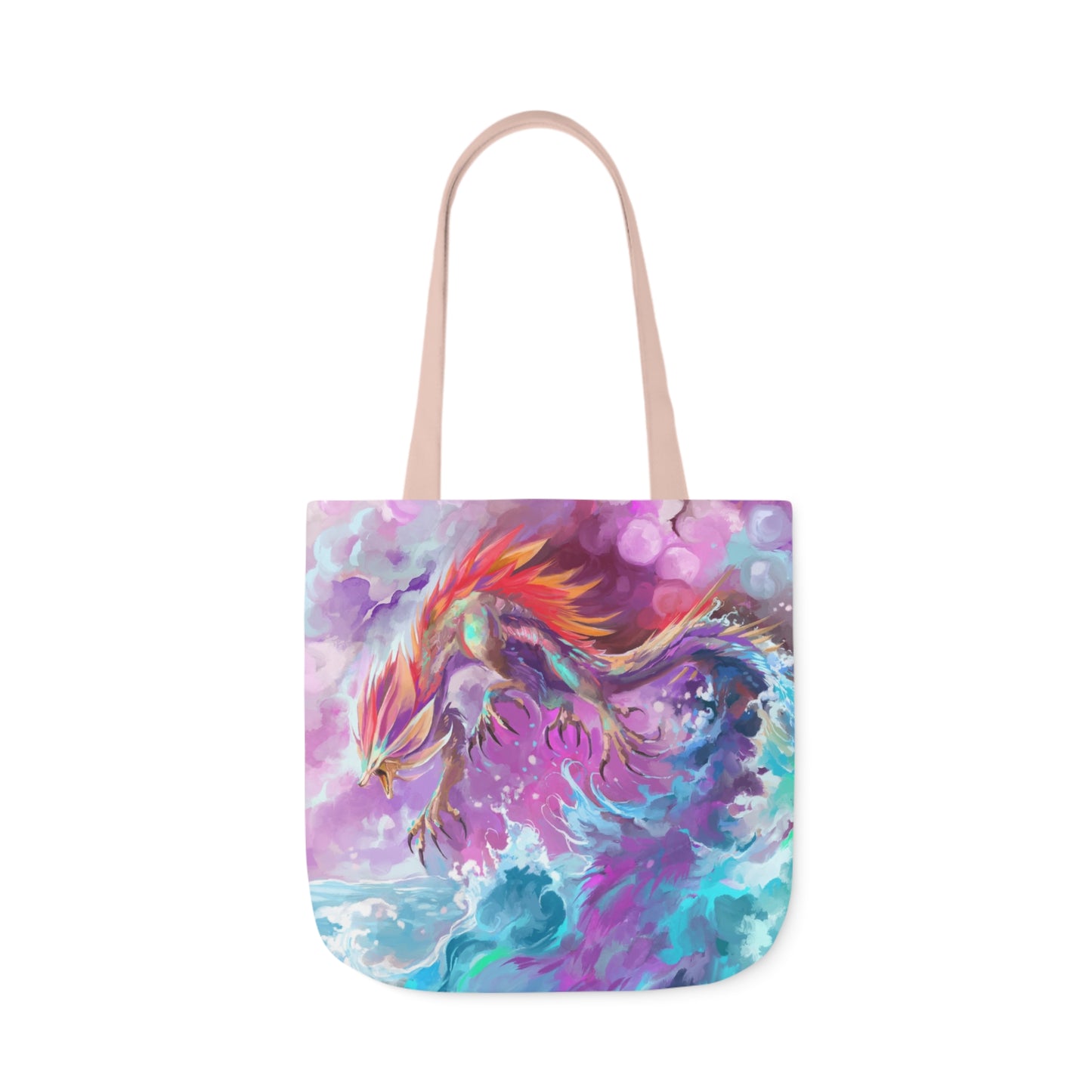 Tote Bag, 5-Color Straps - Monster of the Water