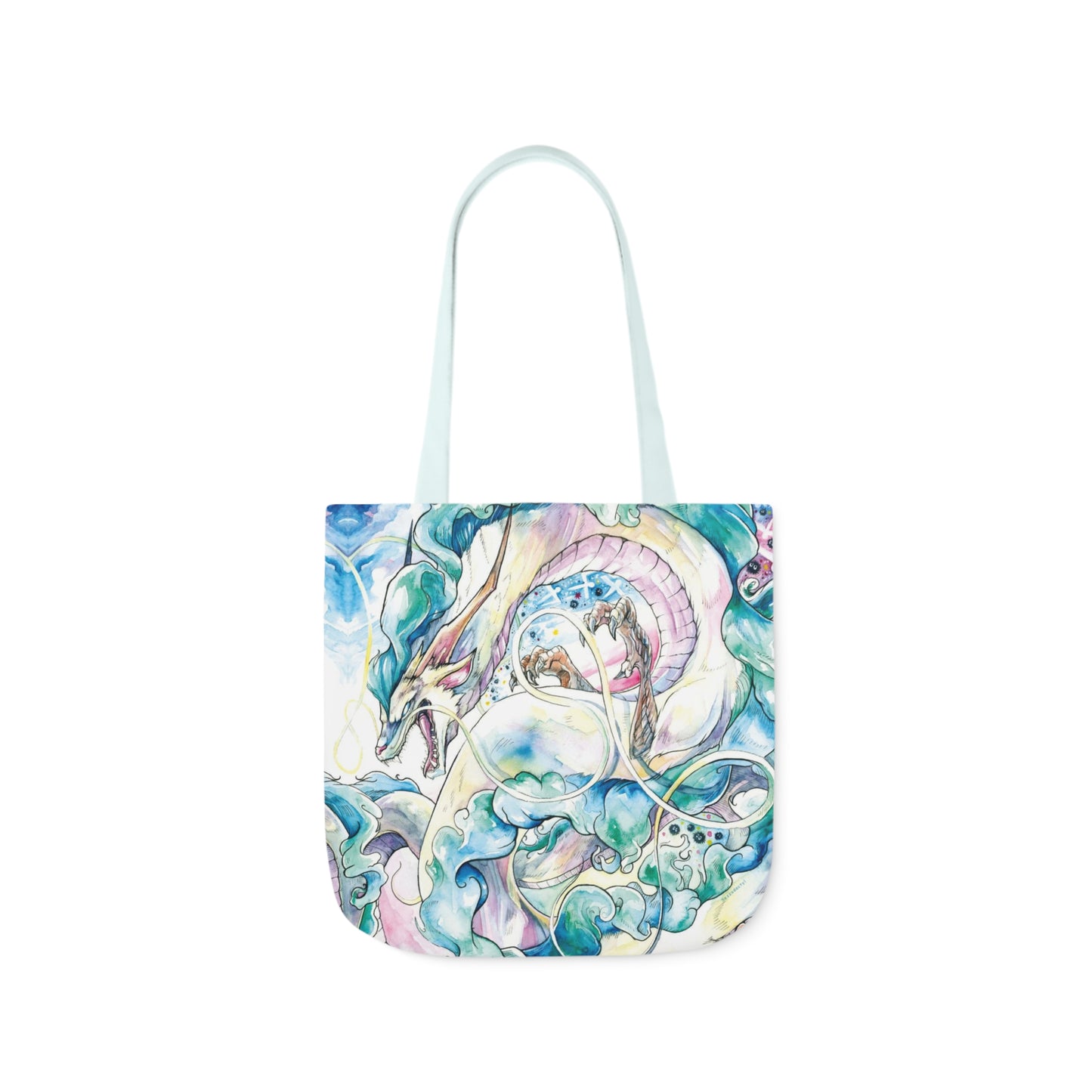 Tote Bag, 5-Color Straps - Sky Dragon