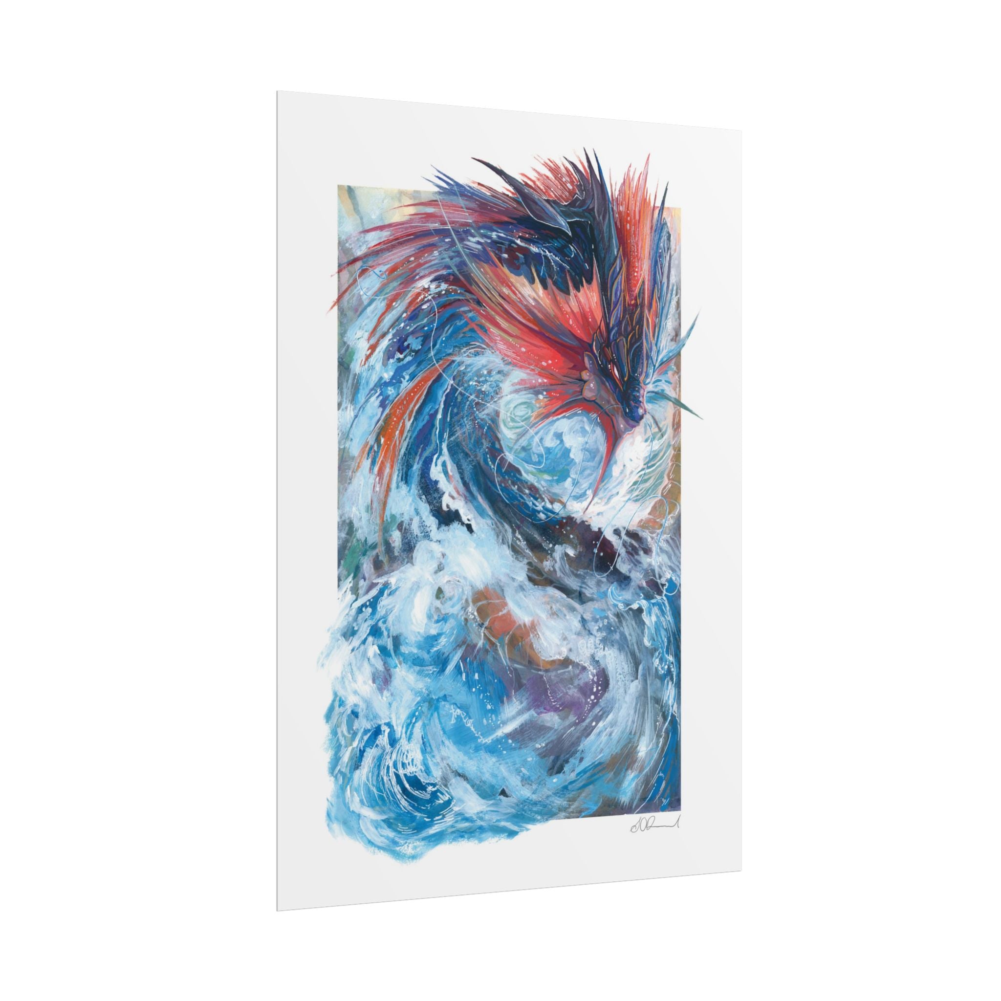 Serpent of the Rapids Poster Print