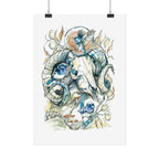 Ram Skull Poster Print