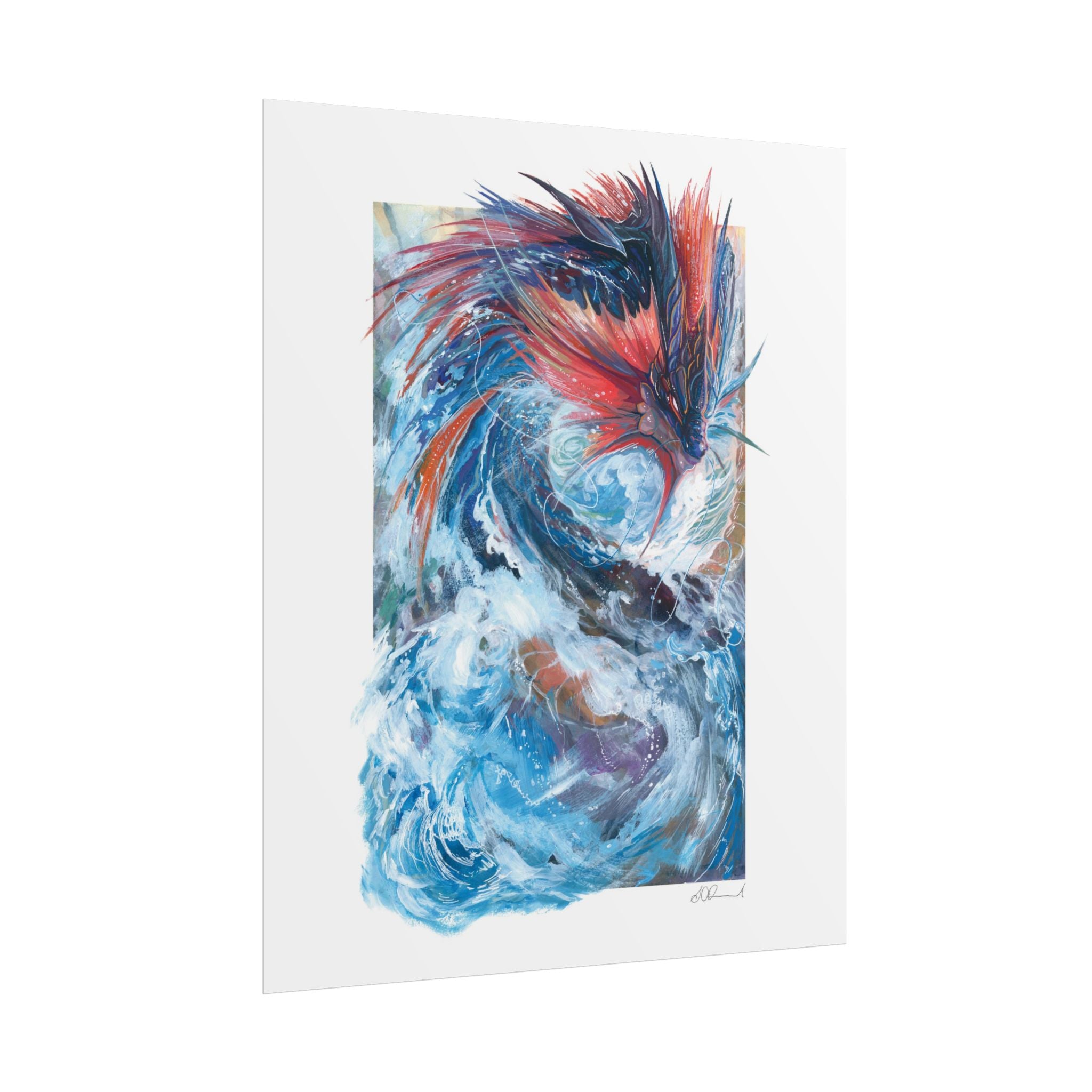 Serpent of the Rapids Poster Print