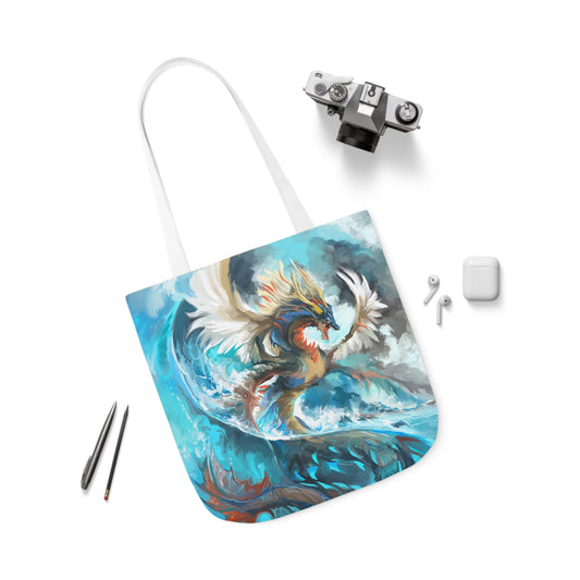 Tote Bag, 5-Color Straps - Monster of the Waves