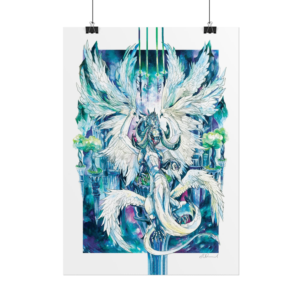 Winged Dragon Poster Print