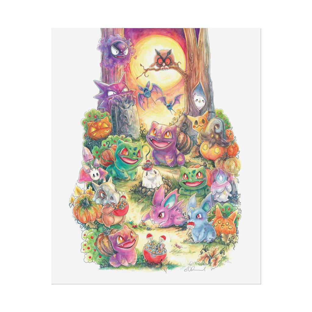 Halloween Friends Poster Print