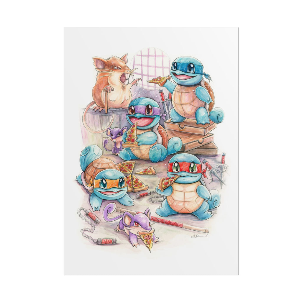 Pizza Party Poster Print