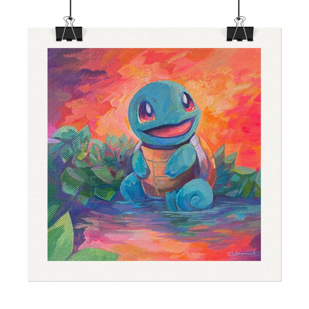 151 #007 8x8" Textured Matte Watercolour Print