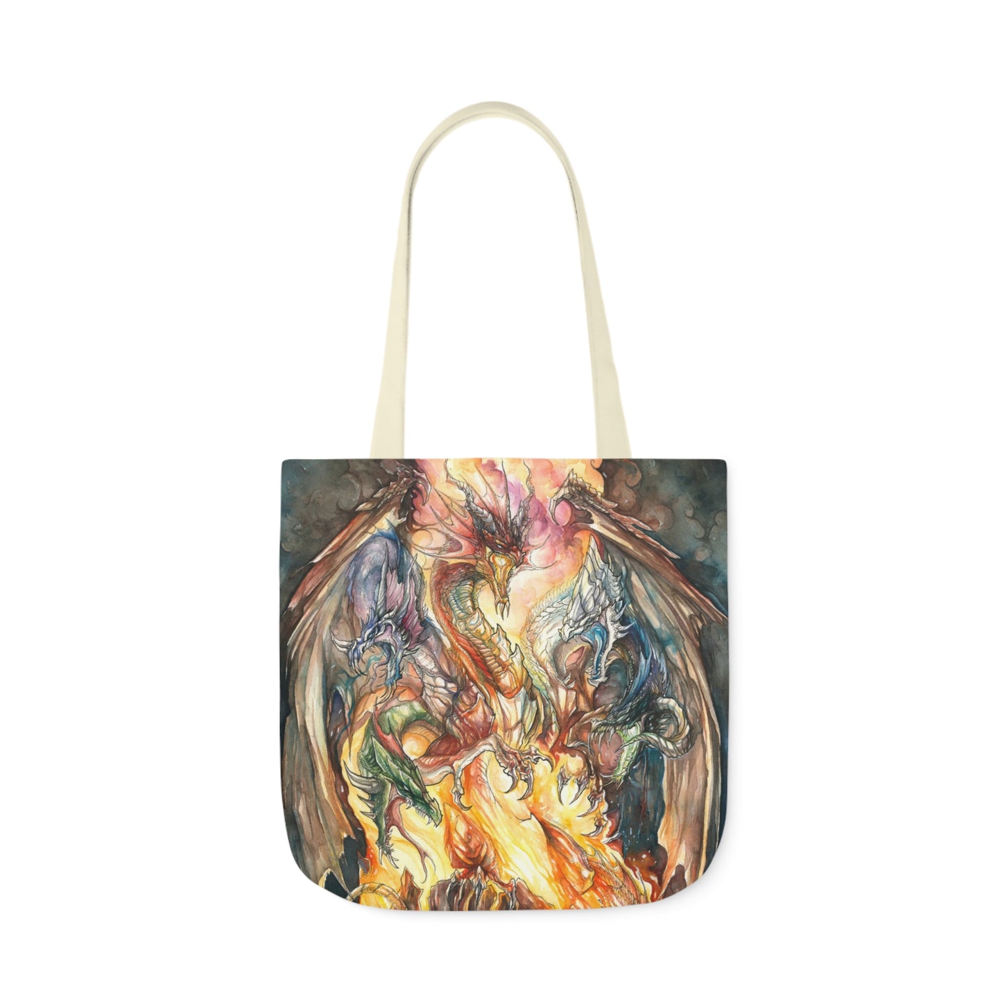 Tote Bag, 5-Color Straps - Evil Dragon Goddess