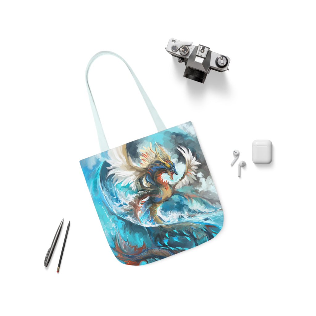 Tote Bag, 5-Color Straps - Monster of the Waves