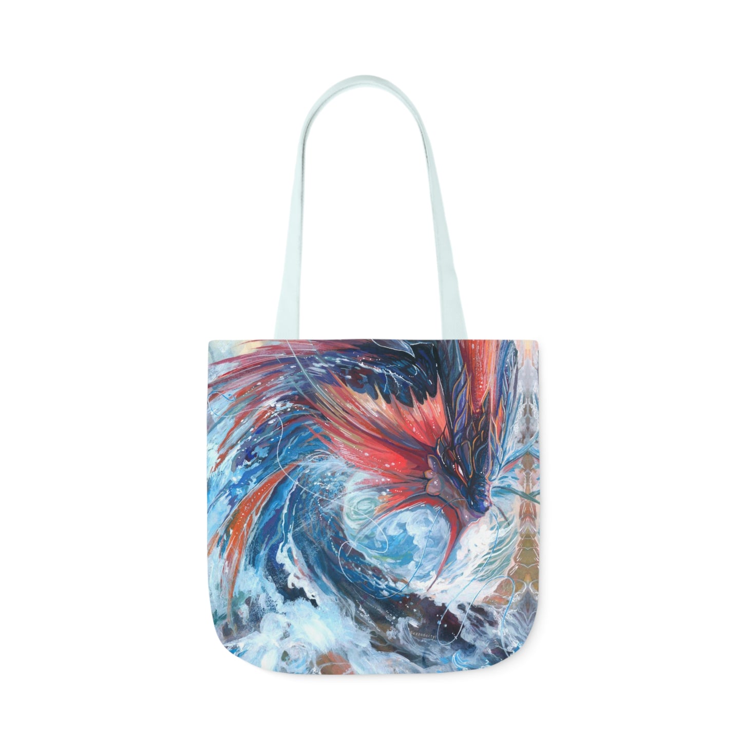 Tote Bag, 5-Color Straps - Serpent of the Rapids