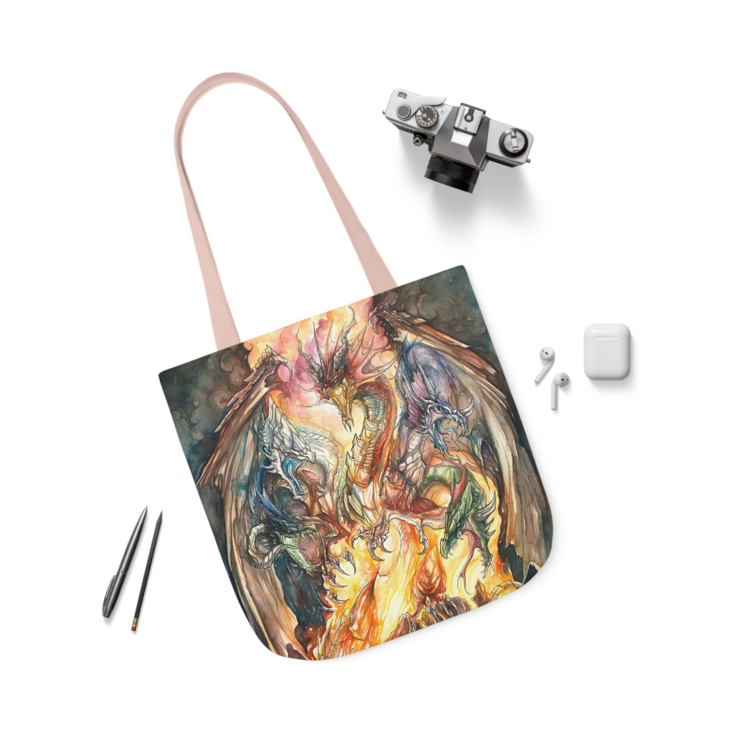 Tote Bag, 5-Color Straps - Evil Dragon Goddess