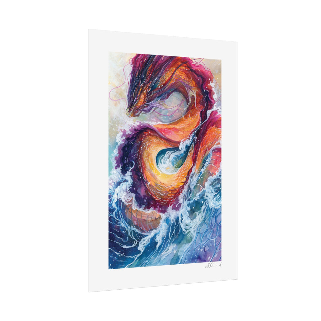 Serpent of the Waves Poster Print