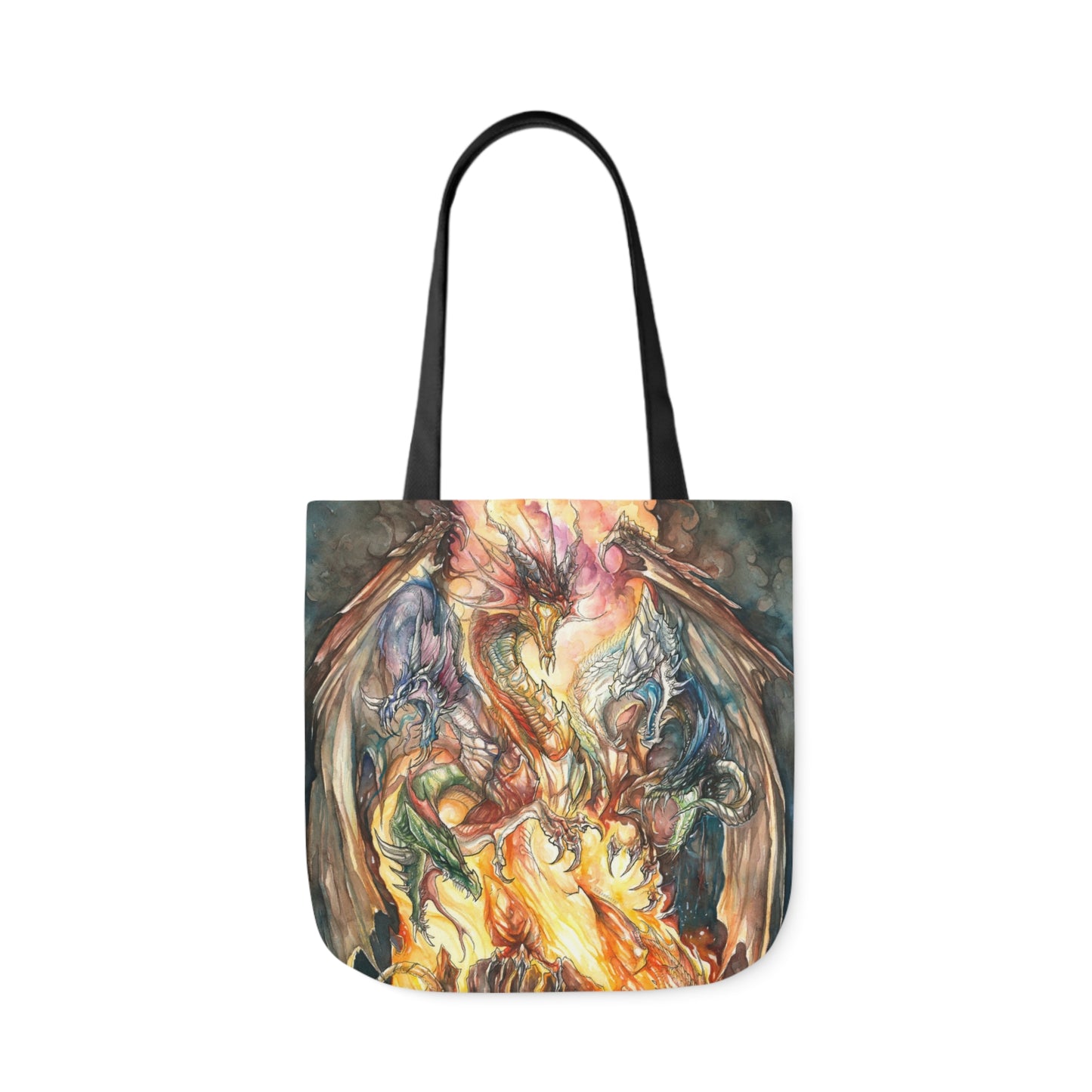 Tote Bag, 5-Color Straps - Evil Dragon Goddess