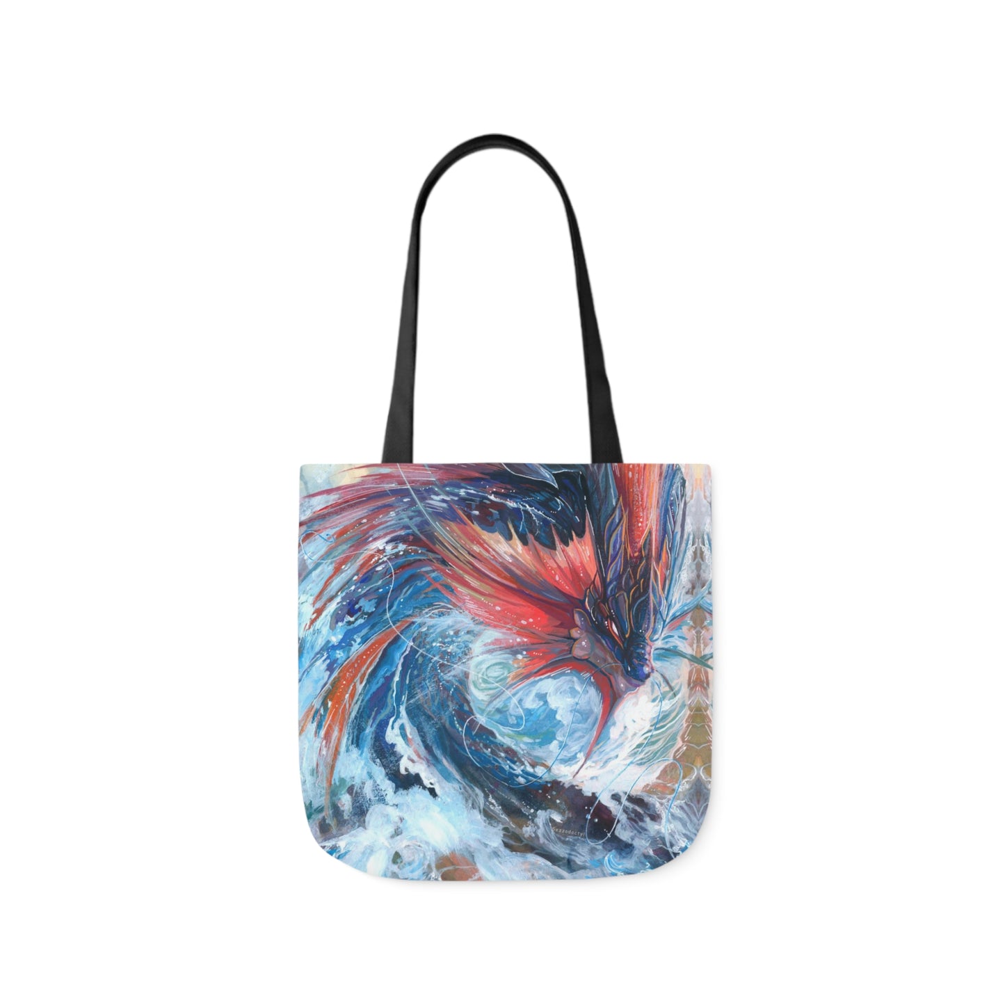 Tote Bag, 5-Color Straps - Serpent of the Rapids