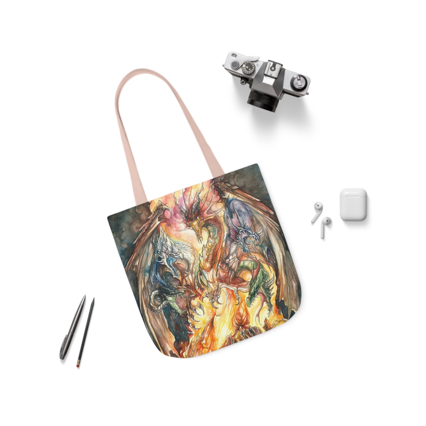 Tote Bag, 5-Color Straps - Evil Dragon Goddess