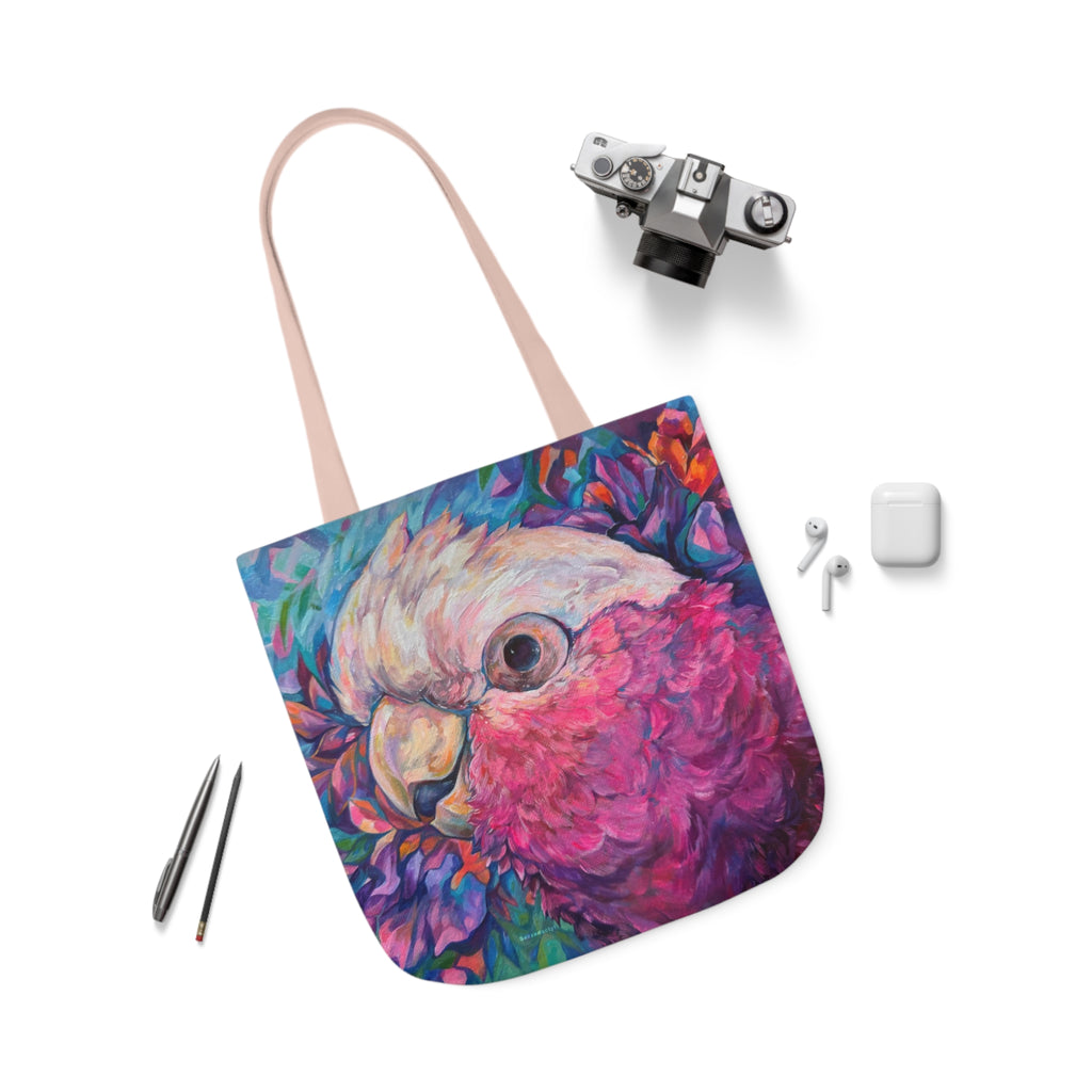 Tote Bag, 5-Color Straps - Harry the Galah