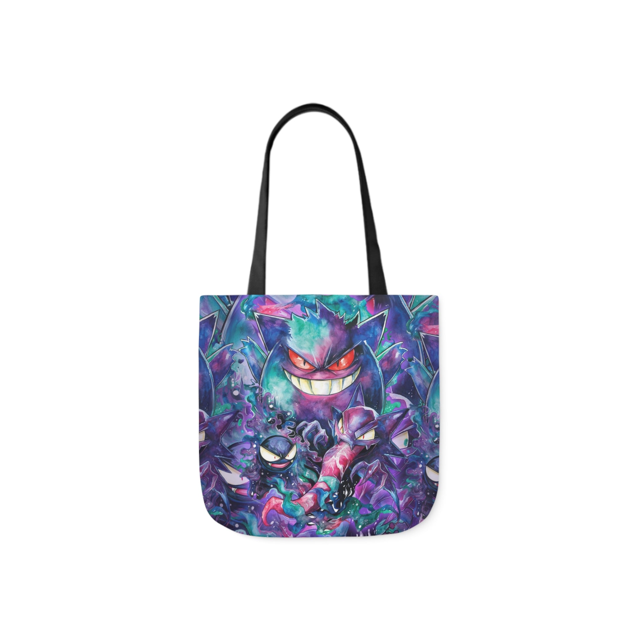 Canvas Tote Bag, 5-Color Straps - Ghostly Family