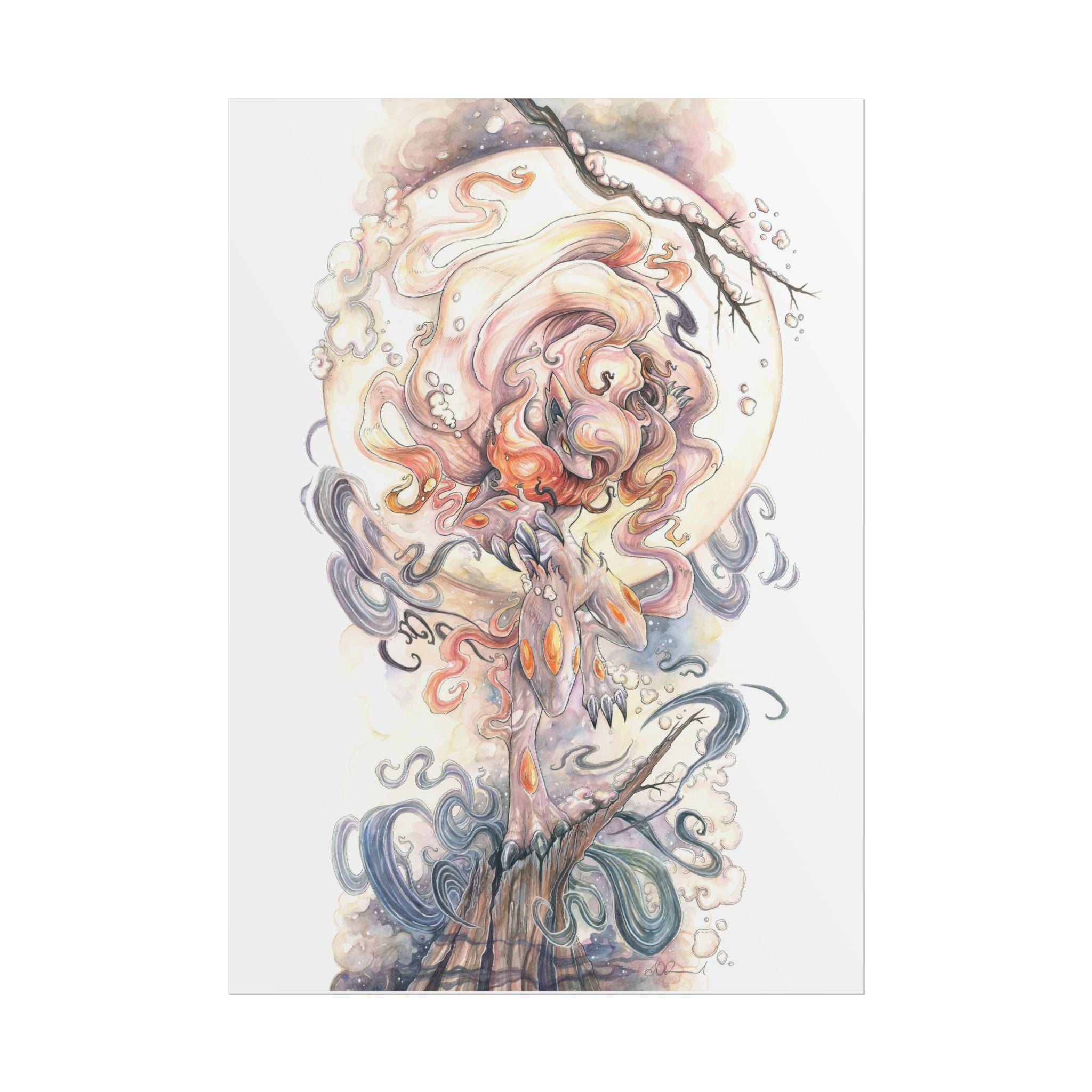 Autumn Fox Poster Print