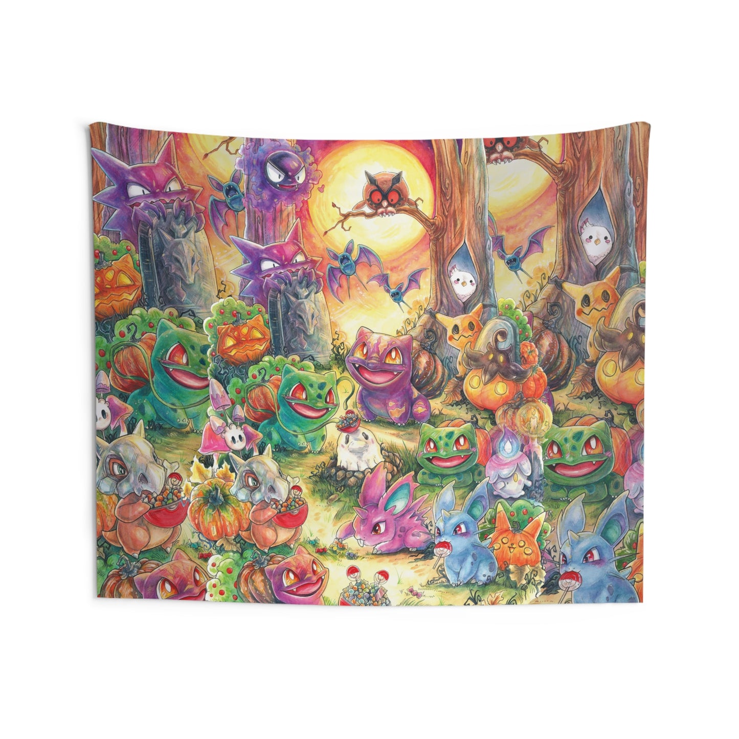 Indoor Wall Tapestries - Halloween Friends