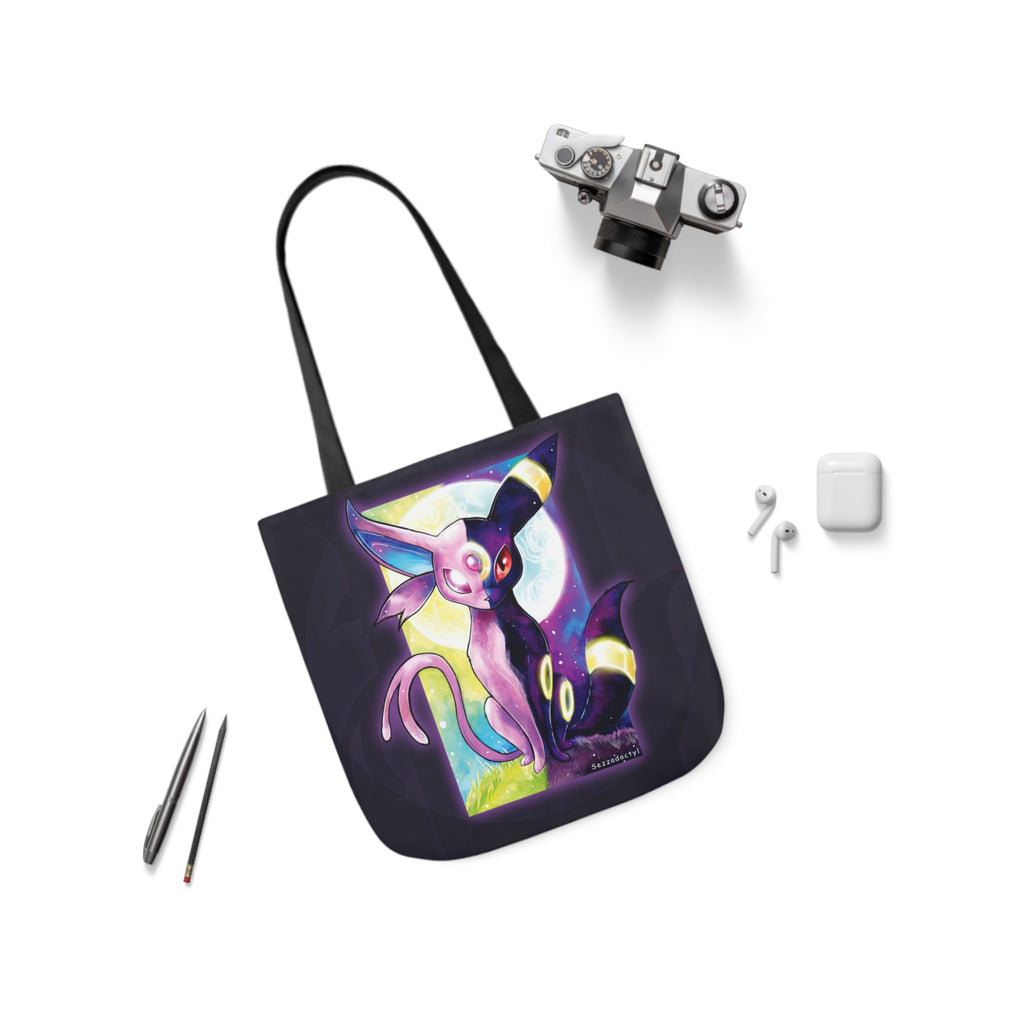 Tote Bag, 5-Color Straps - Sun vs Moon