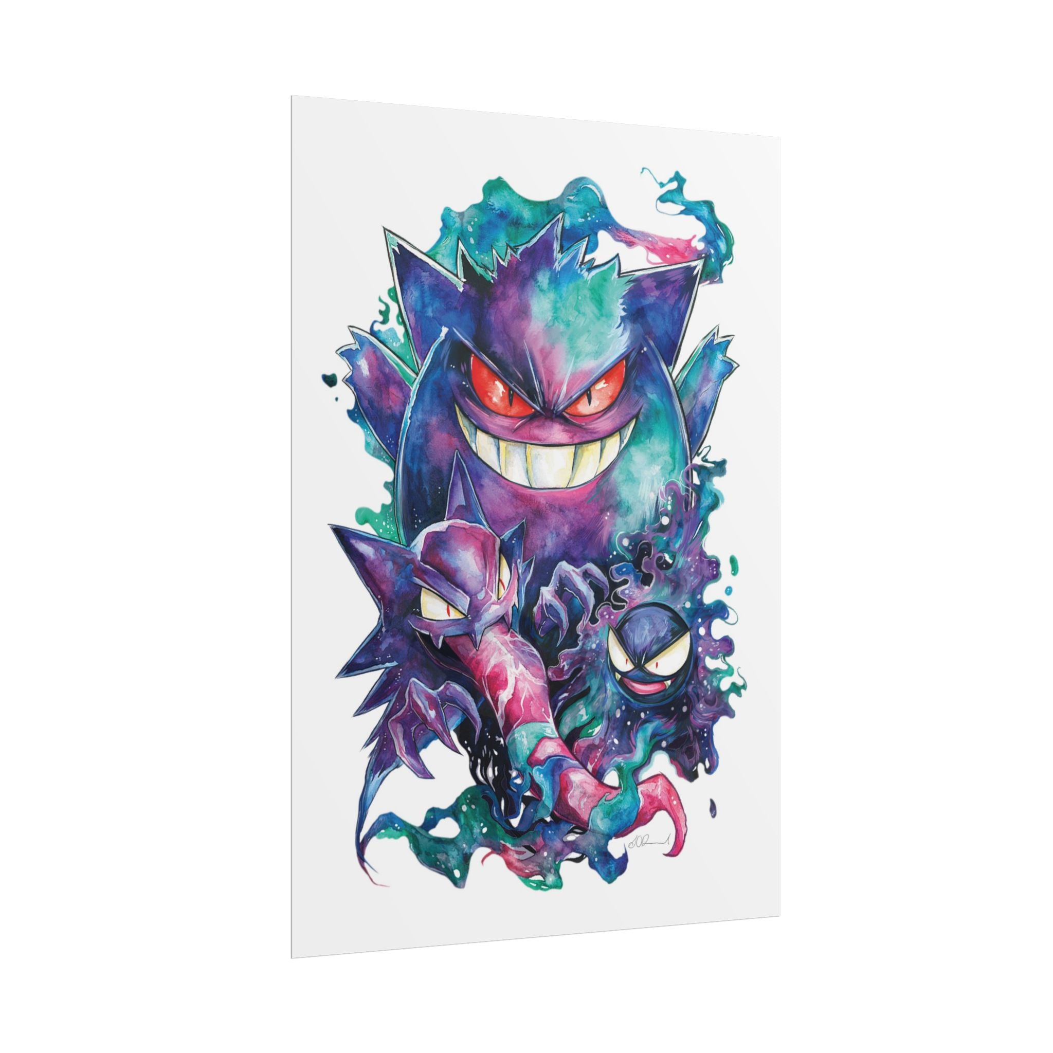 Ghostly Family Poster Print