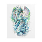 Cat Dragon Poster Print