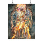 Evil Goddess of Dragons Poster Print