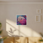 Harry the Galah Boardered Square Print