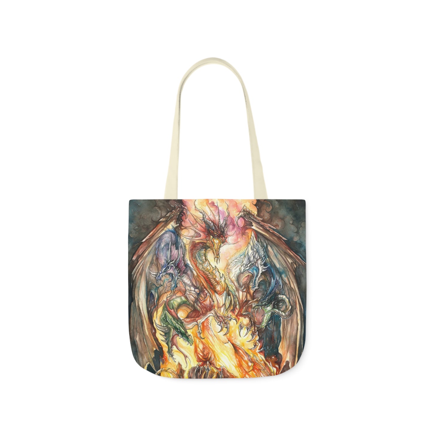 Tote Bag, 5-Color Straps - Evil Dragon Goddess